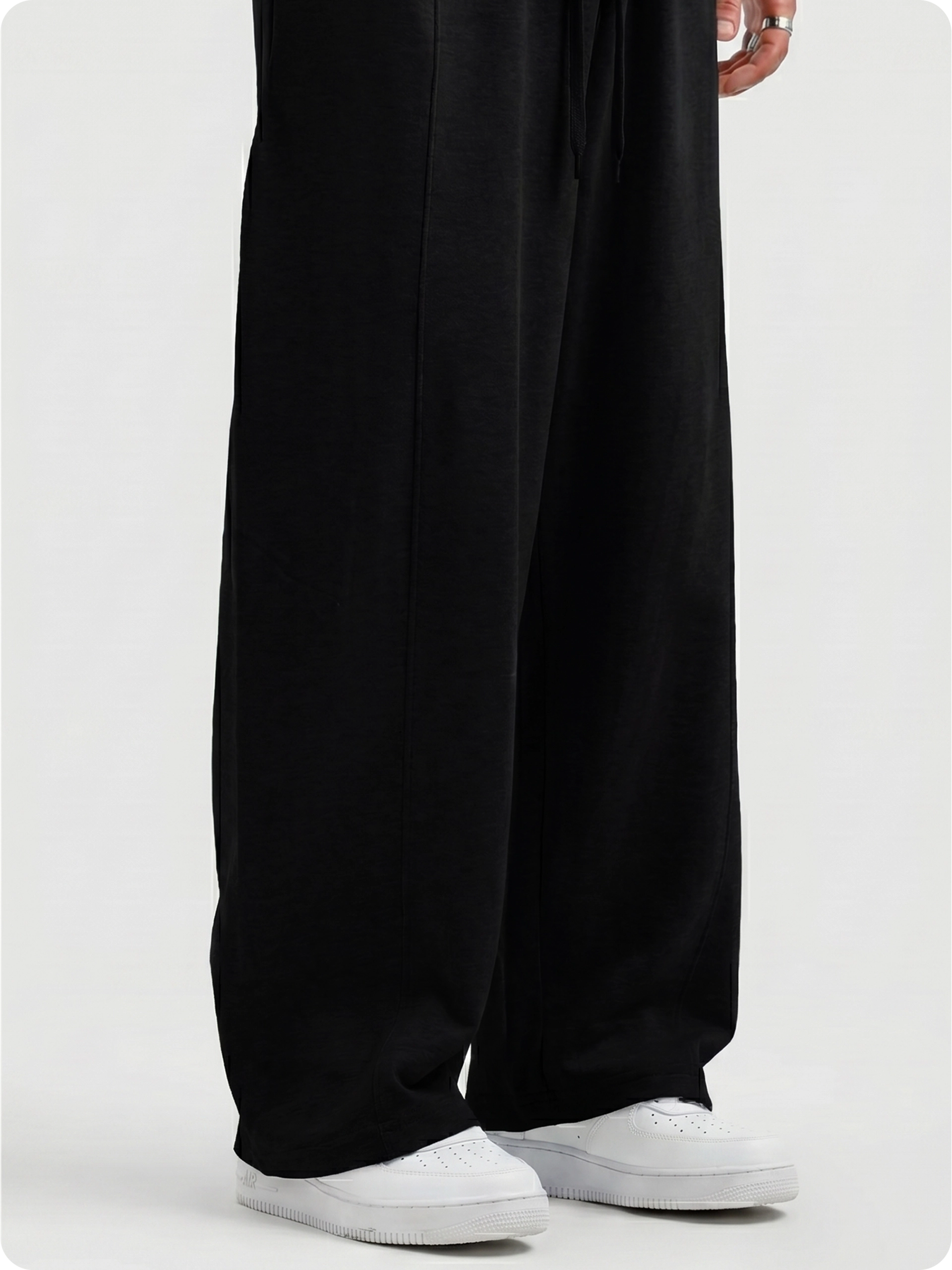 Black Plain Trouser