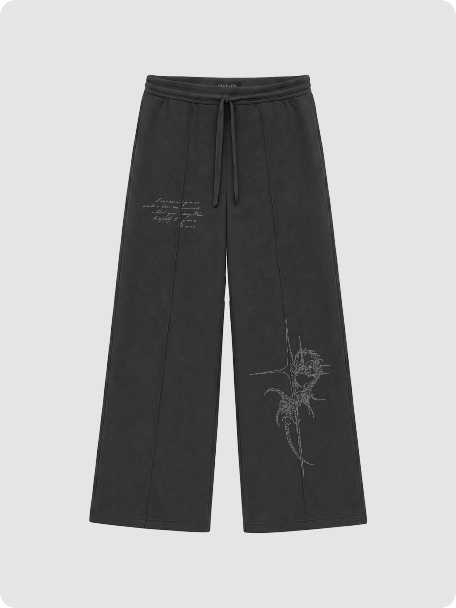 Grey Printed Trouser